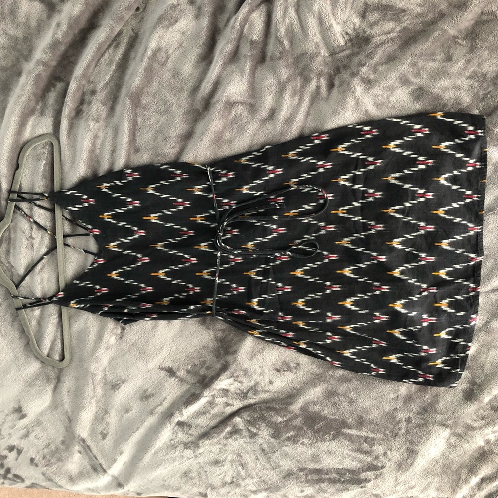 Spaghetti-strap Geo-pattered Sundress